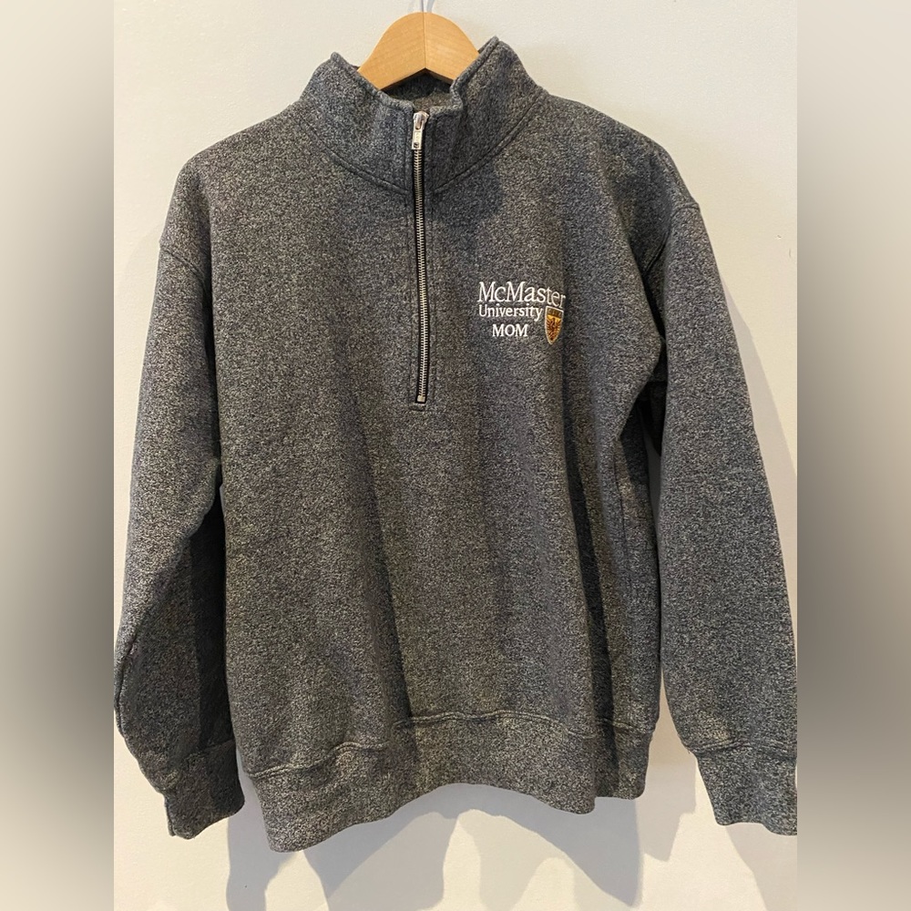 McMaster University “MOM” 1/4 Zip Sweatshirt